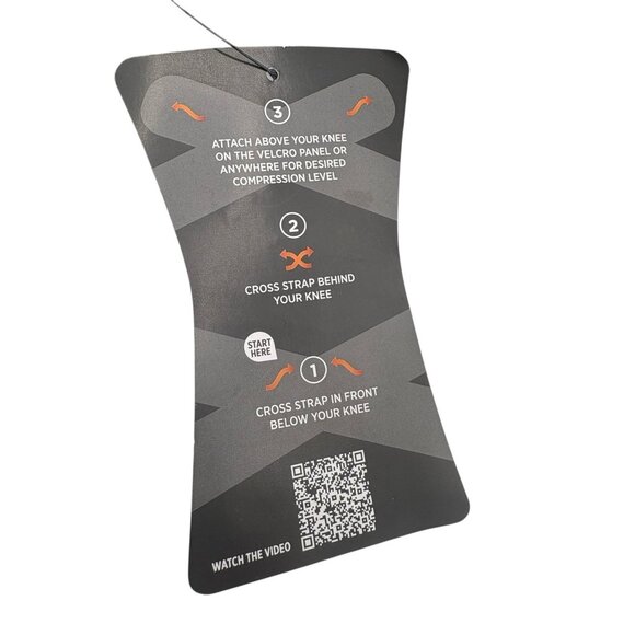 Tommie Copper Adjustable Compression Knee Sleeves Black 2XL 2-Pack NEW - Picture 7 of 9